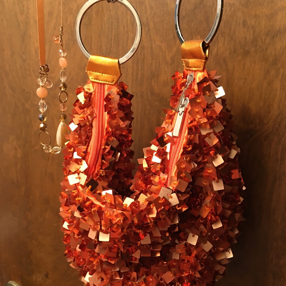 Shiny metalic Disco Purse